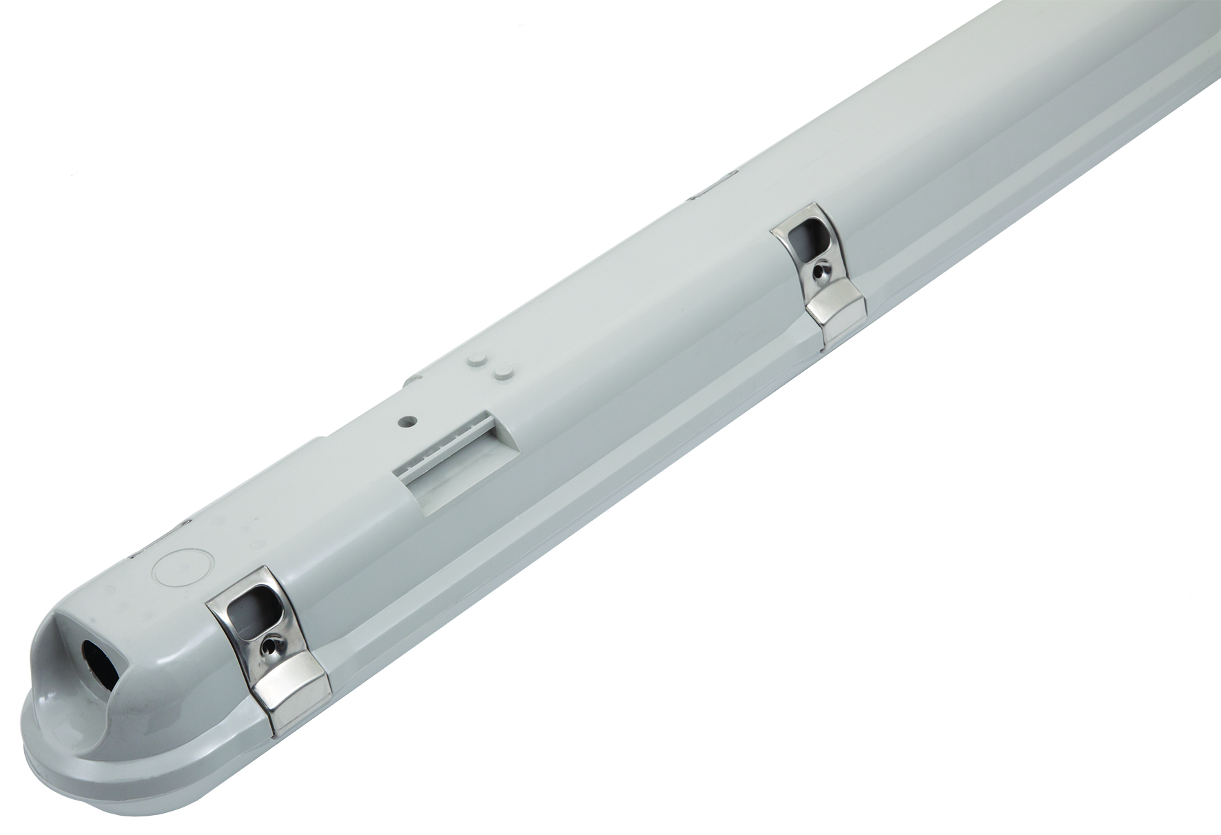 REELTECH IP65 single batten LED linear strip light rear v2