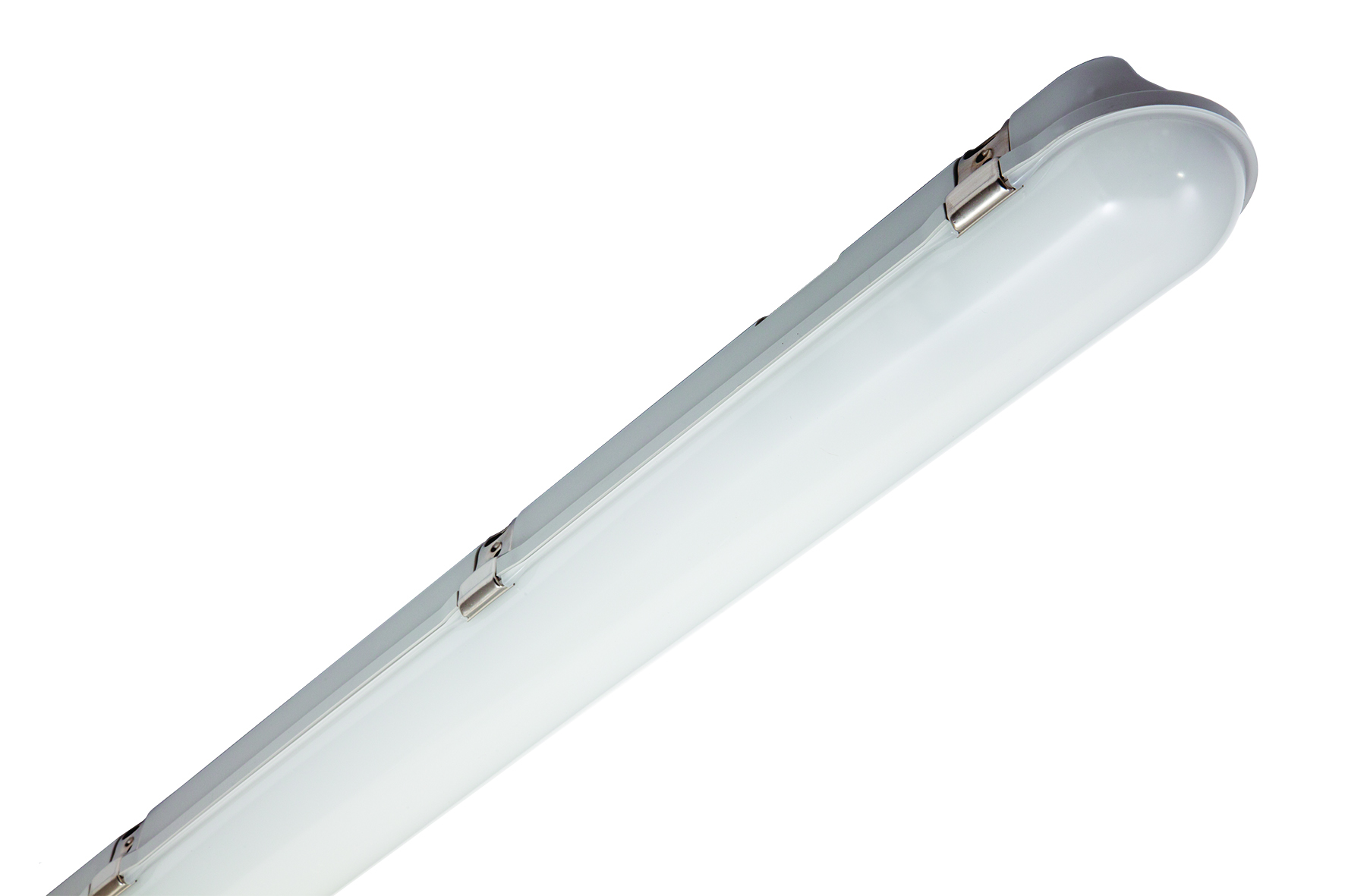 REELTECH IP65 single batten LED linear strip light full length v2