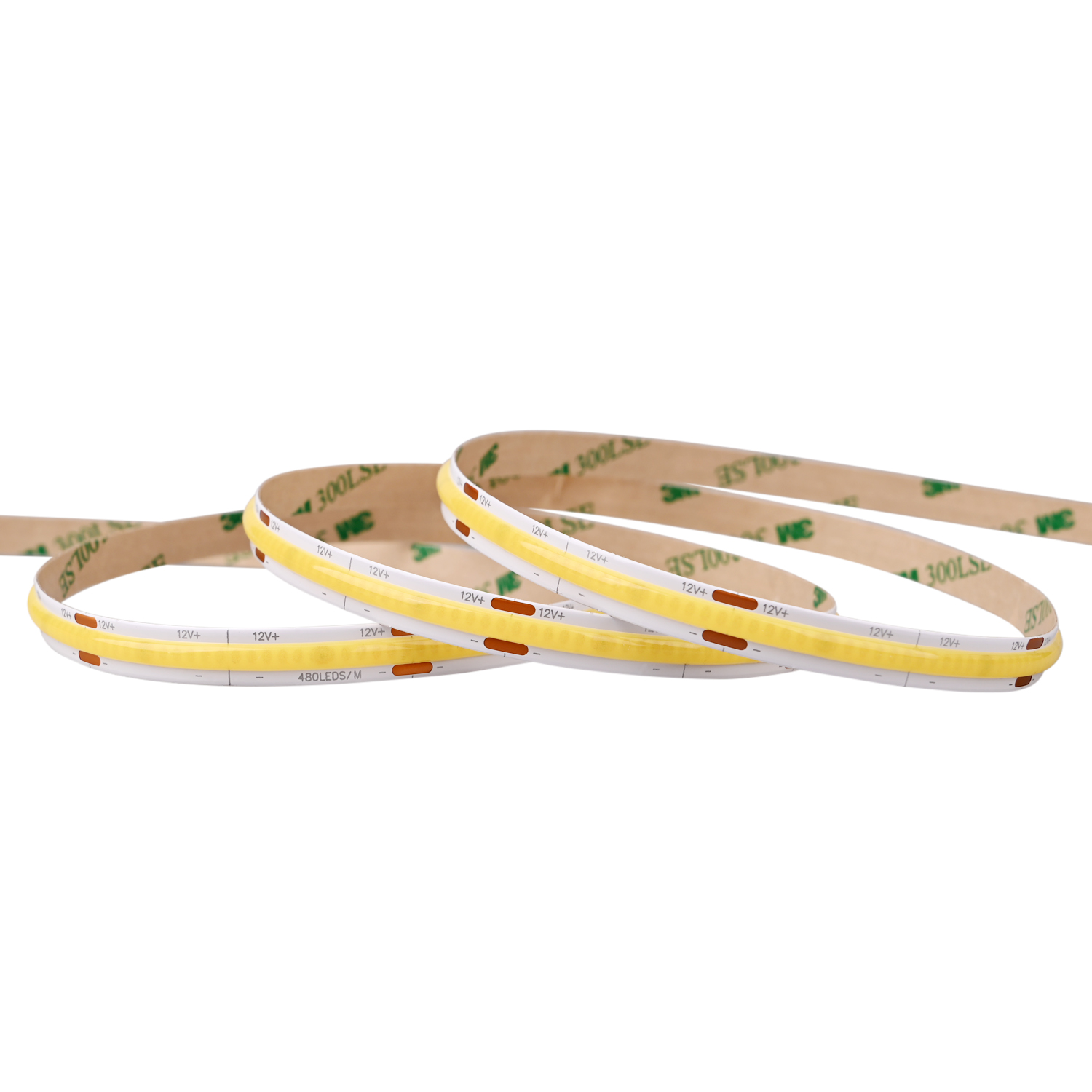 REELTECH 12v LED Tape 480 LEDs per metre 10w Cool white 6000k