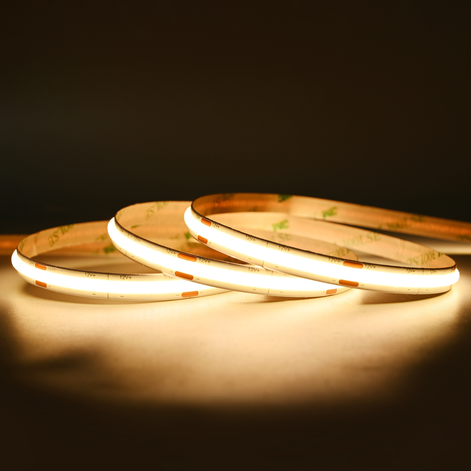 REELTECH 12v LED Tape 480 LEDs per metre 10w warm white 02