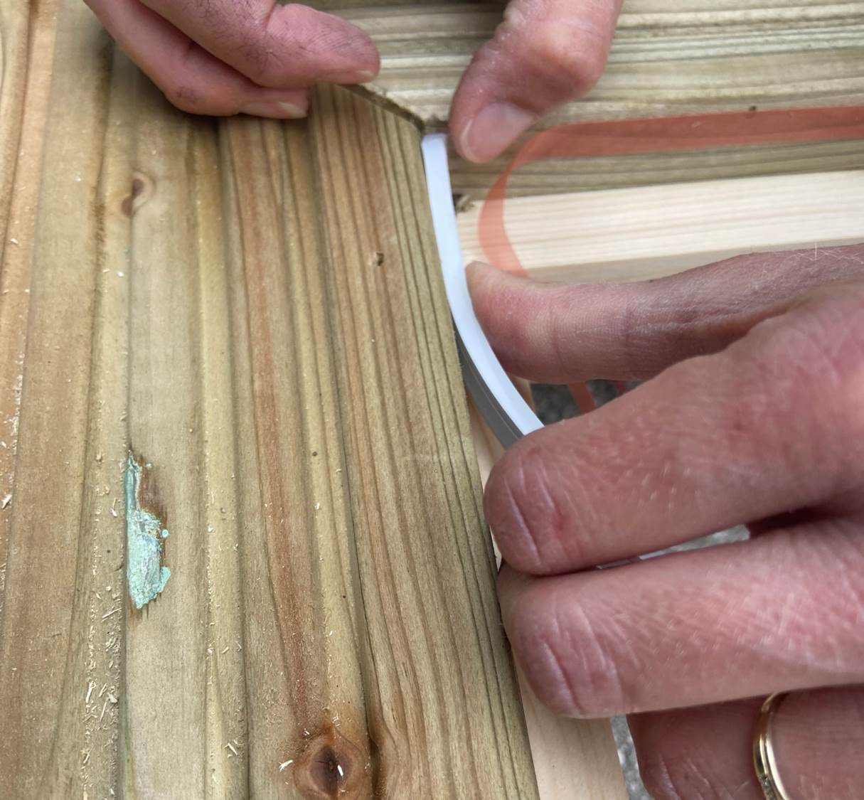 REELTECH Decking LED flexible Strip install image