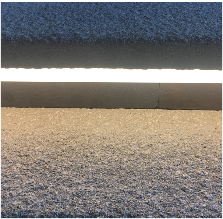 LED Step and Wall Profile front on profile