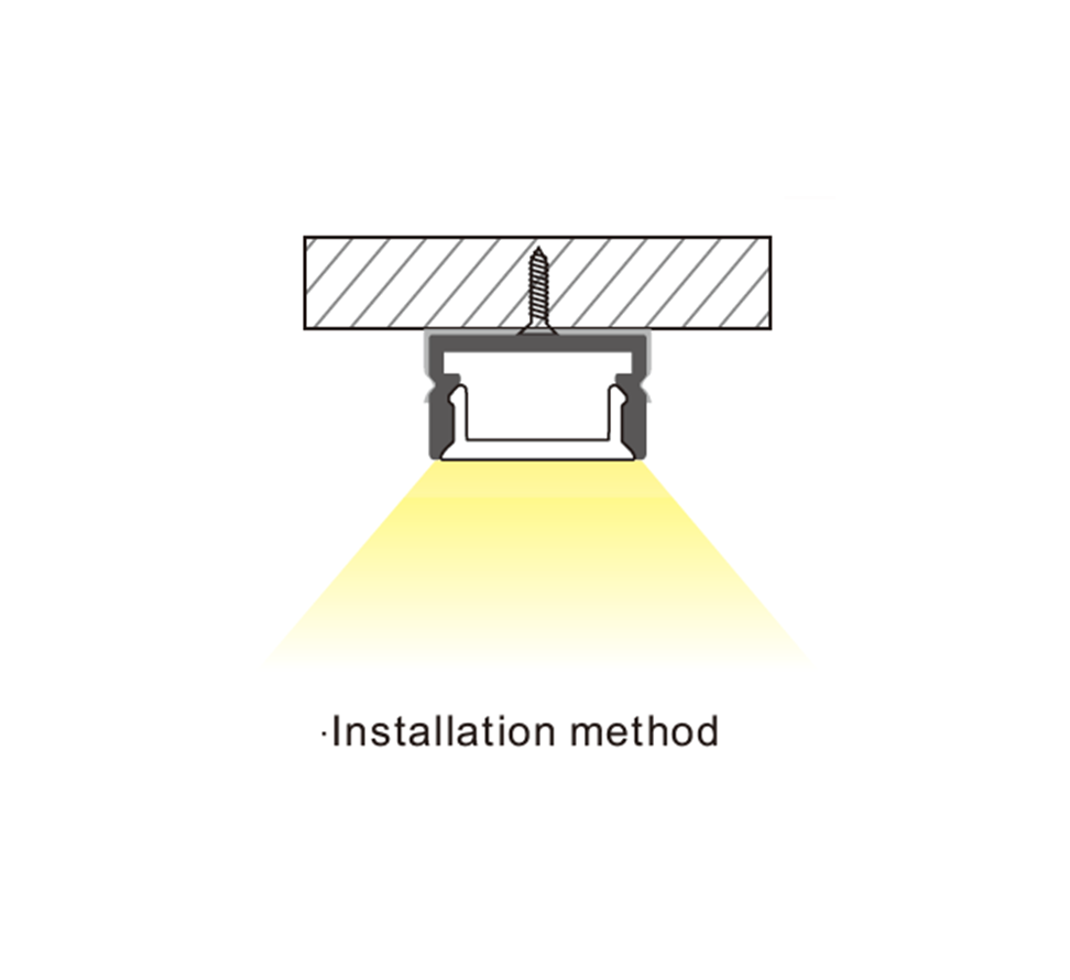 RTL139B REELTECH Linear recessed trim profile installation LED web