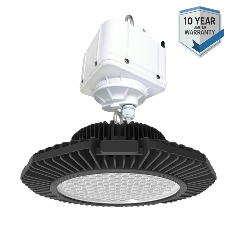 REELTECH CSL combined LED highbay and lift 10 year warranty