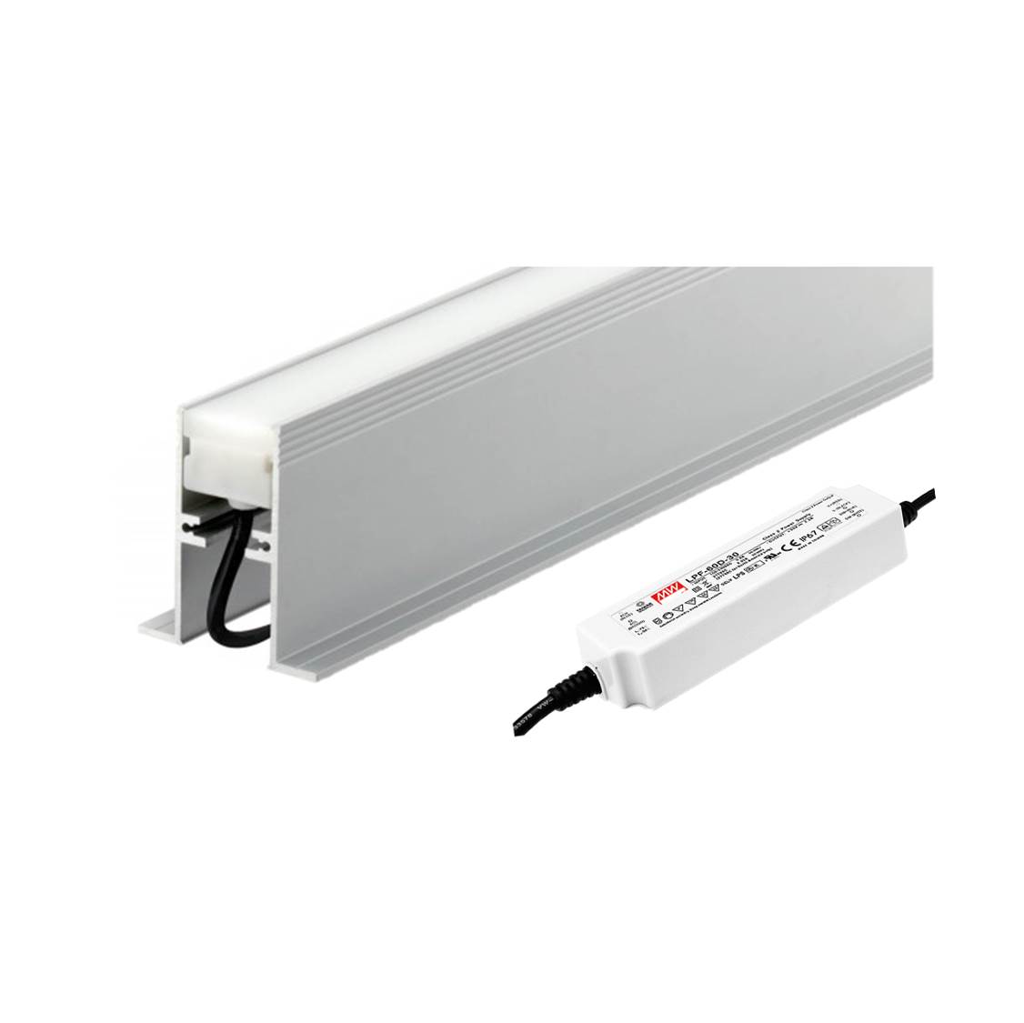 1 M RTRDW1000 REELTECH driveway LED profile